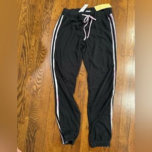 Vintage Havana Jogger with Tie Dye Stripe Color Black Size Junior Small